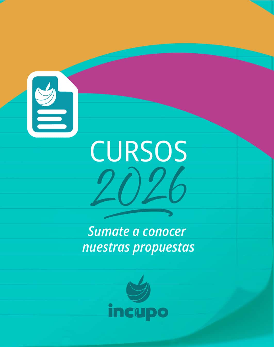 INCUPO presenta su propuesta de Cursos 2026